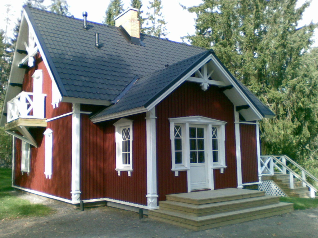 Voodri paigaldus Katuse tööd Terassi ehitus. Sipoo Soome.